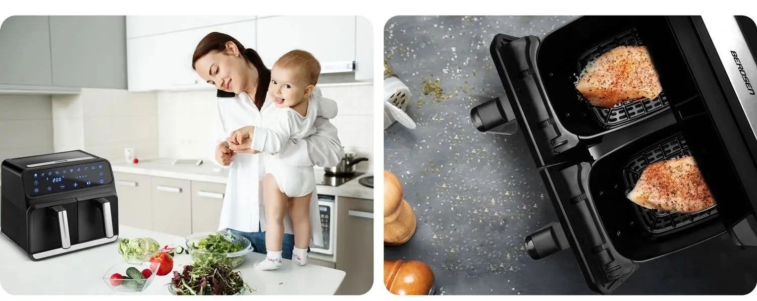 Аэрофритюрница Berdsen BD-653 (Black/Silver)