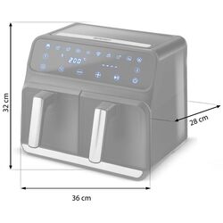 Аэрофритюрница Berdsen BD-653 (Black/Silver) Thumb