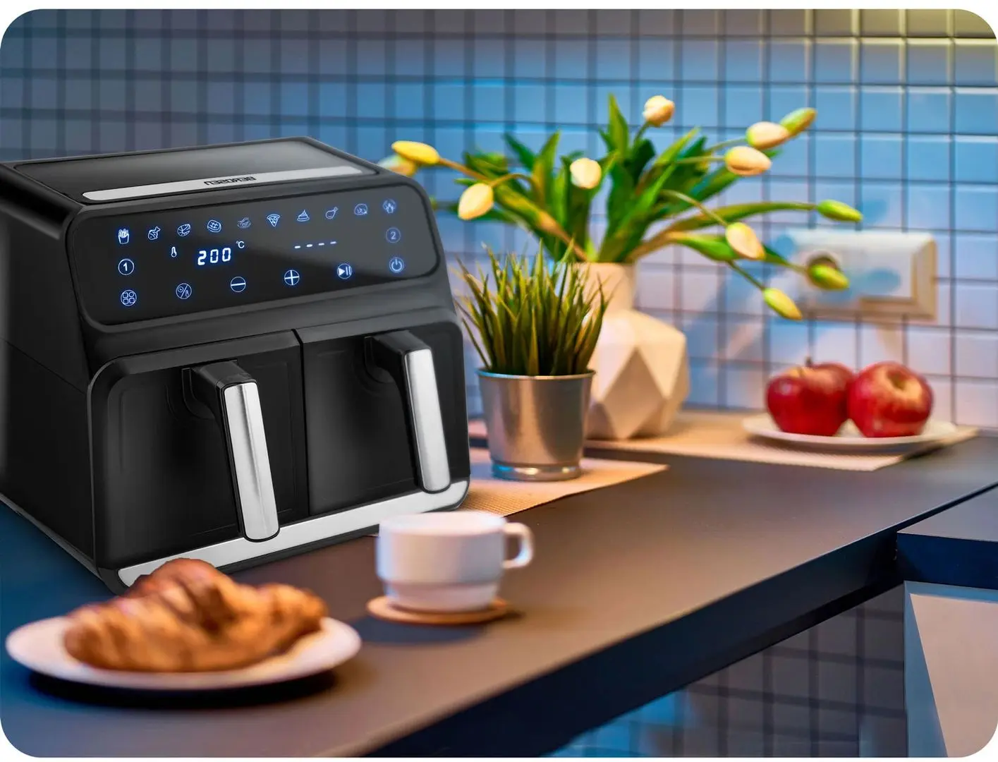 Аэрофритюрница Berdsen BD-653 (Black/Silver)