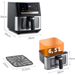 Аэрофритюрница Berdsen BD-655 365500 (Black/Inox) Thumb