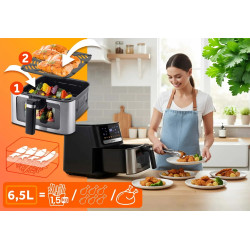 Аэрофритюрница Berdsen BD-655 365500 (Black/Inox) Thumb