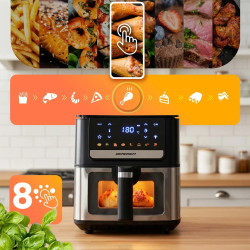 Аэрофритюрница Berdsen BD-655 365500 (Black/Inox) Thumb
