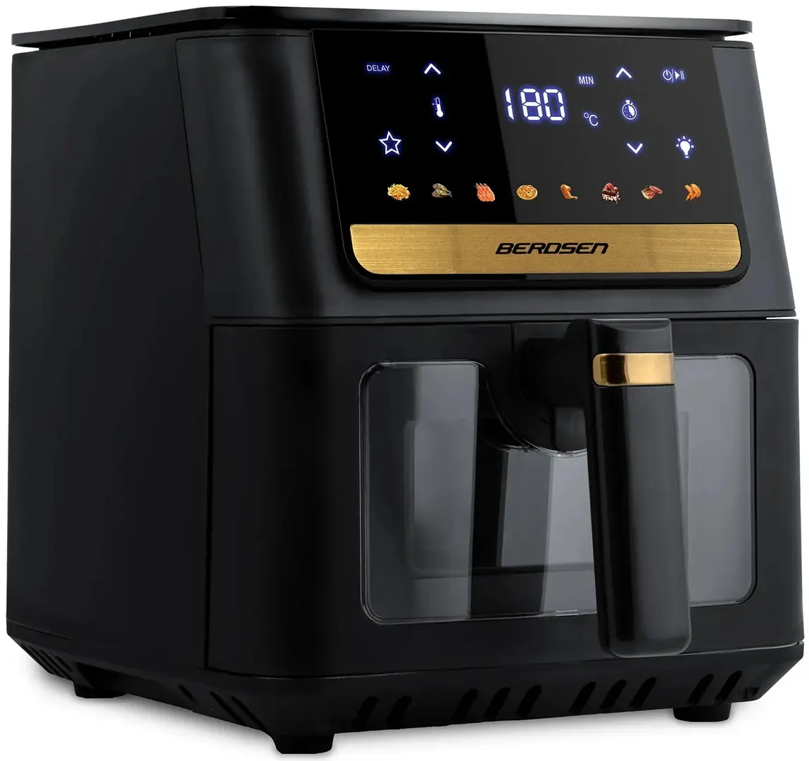 Аэрофритюрница Berdsen BD-655 365501 (Black/Gold)