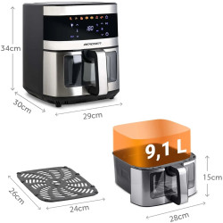 Аэрофритюрница Berdsen BD-656 365600 (Inox/Black) Thumb
