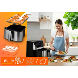 Аэрофритюрница Berdsen BD-659 365900 (Black/Inox) Thumb