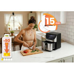 Аэрофритюрница Berdsen BD-659 365900 (Black/Inox) Thumb
