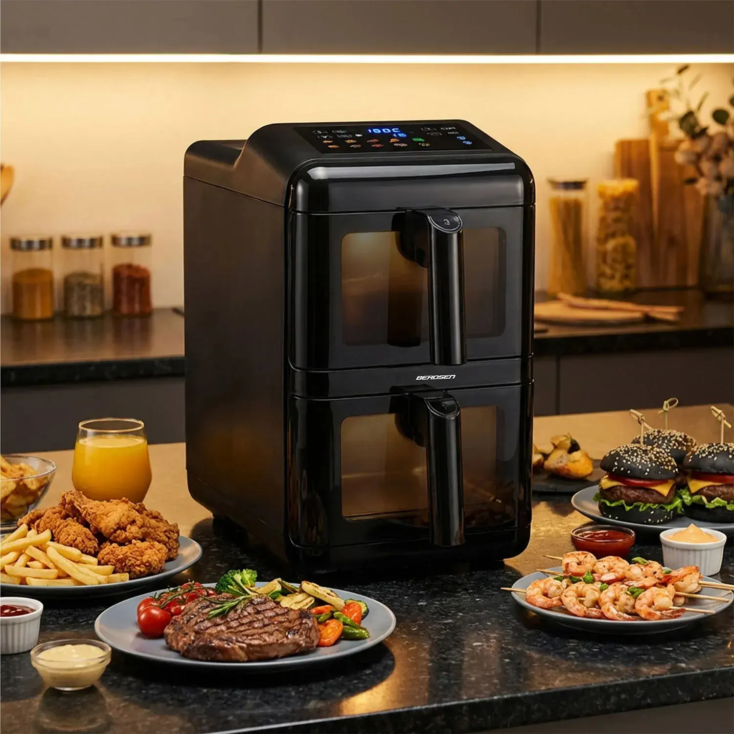 Аэрофритюрница Berdsen BD-663 366300 (Black) - 11