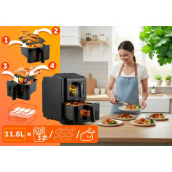 Аэрофритюрница Berdsen BD-663 366300 (Black) Thumb