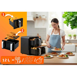 Аэрофритюрница Berdsen BD-664 366400 (Black/Inox) Thumb