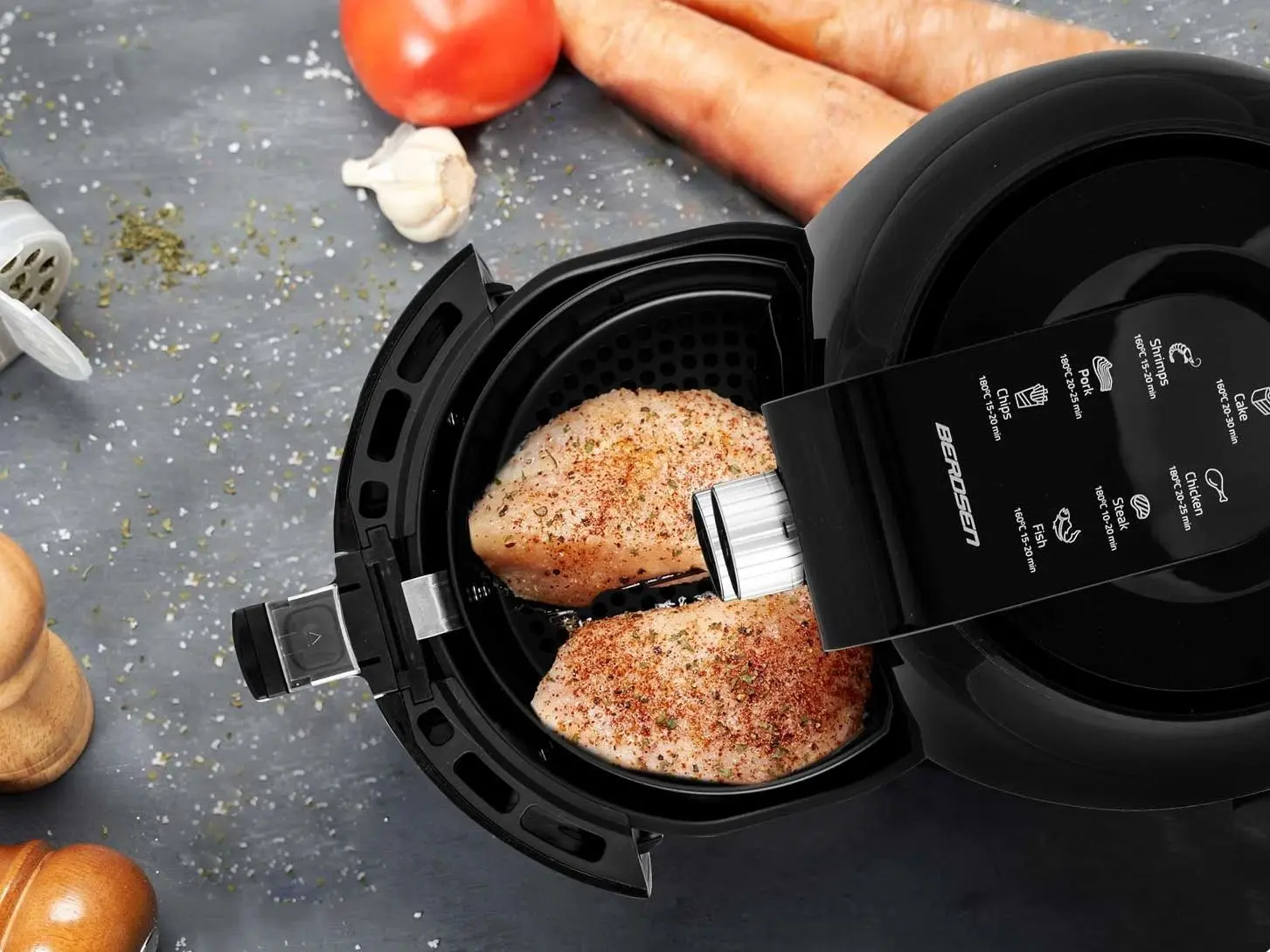 Friteuza cu aer cald Berdsen BD-650 (Black)