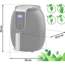 Аэрофритюрница Berdsen BD-651 (Black) Thumb