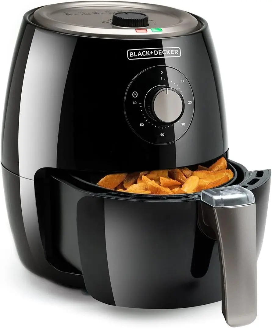 Friteuza cu aer cald Black+Decker BXAF2500E (Black) - 2