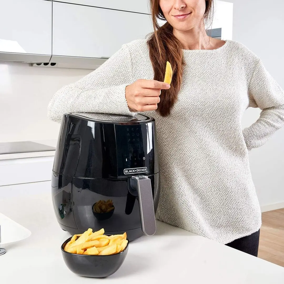 Аэрофритюрница Black&Decker BXAF3500E (Black) - 2
