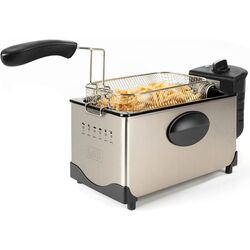 Friteuza cu aer cald Black&Decker BXAFO1200E (Inox/Black) Thumb