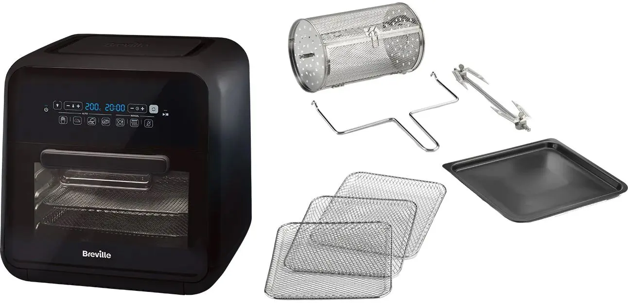 Friteuza cu aer cald Breville Air Fryer VDF127X-DIM (Black)