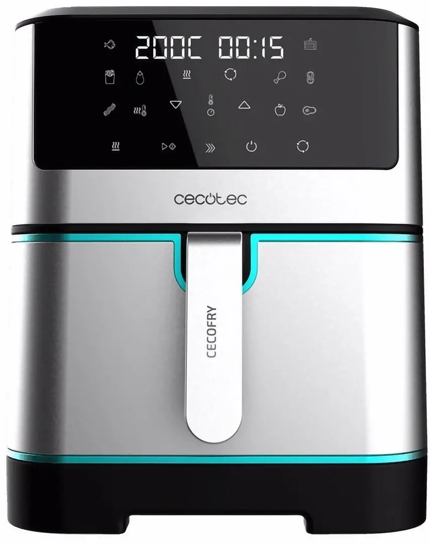Friteuza cu aer cald Cecotec Cecofry Supreme 8000 (Inox/Black)