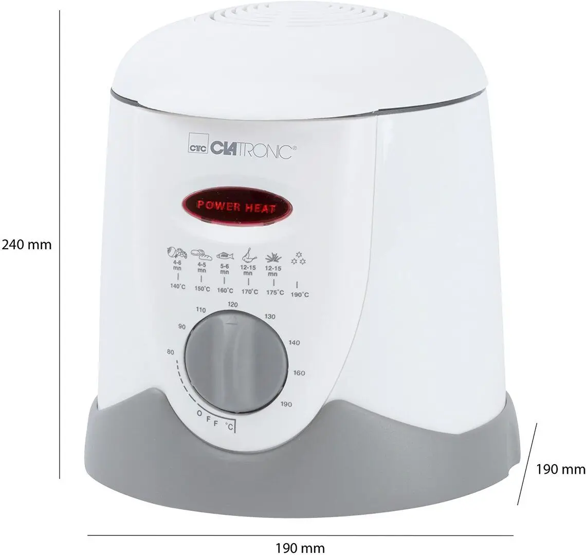 Фритюрница Clatronic FFR 2916 (White)