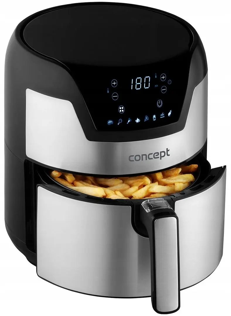 Аэрофритюрница Concept FR3500 (Black/INox) - 2