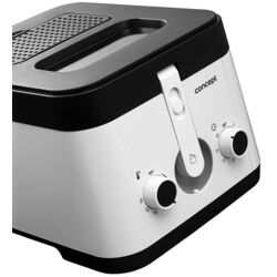 Фритюрница Concept Quick Fry FR1010 (Black/White) Thumb