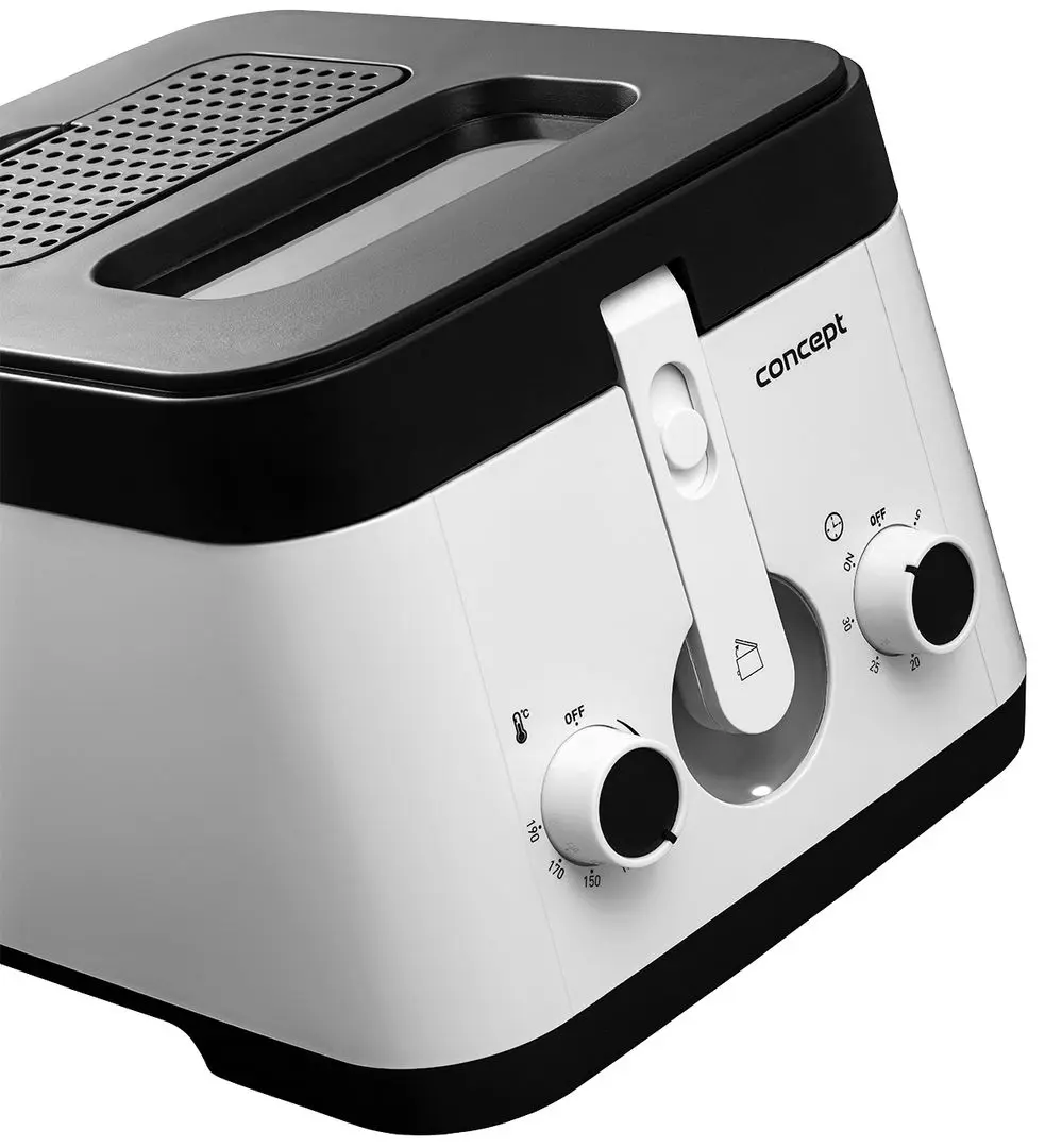 Фритюрница Concept Quick Fry FR1010 (Black/White) - 6