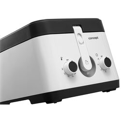 Фритюрница Concept Quick Fry FR1010 (Black/White) Thumb