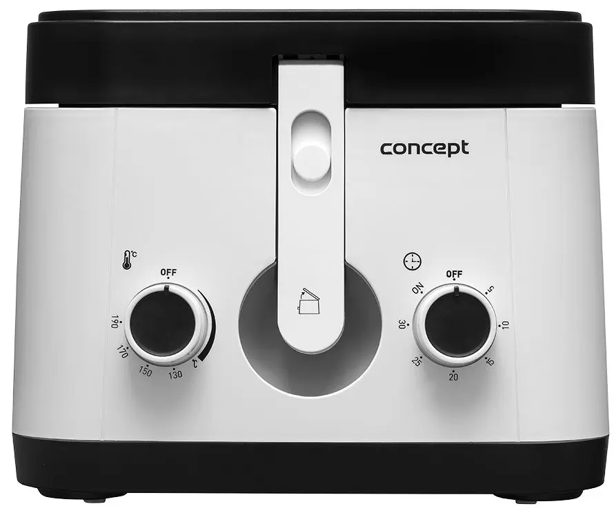 Фритюрница Concept Quick Fry FR1010 (Black/White) - 8