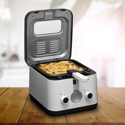Фритюрница Concept Quick Fry FR1010 (Black/White) Thumb