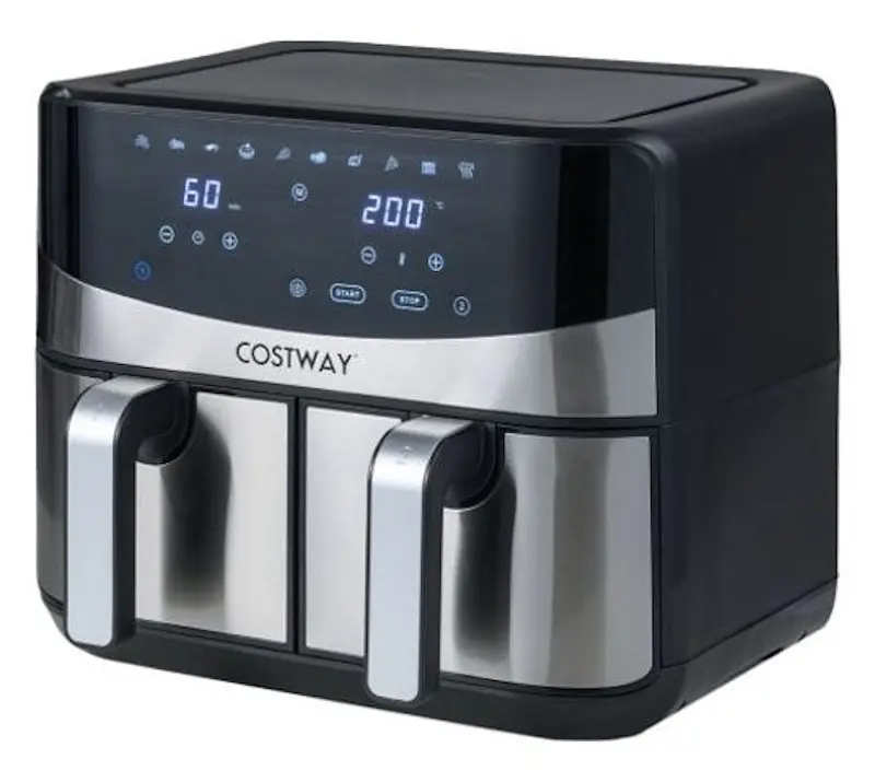 Friteuza cu aer cald Costway ES10529DE-BK (Black/Silver)