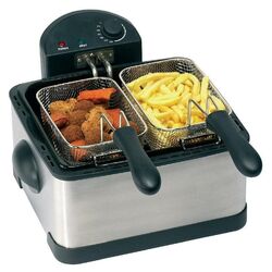 Фритюрница Crown CDF-4L3BX (Black/Inox) Thumb
