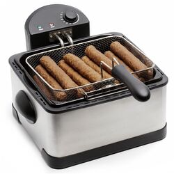 Фритюрница Crown CDF-4L3BX (Black/Inox) Thumb