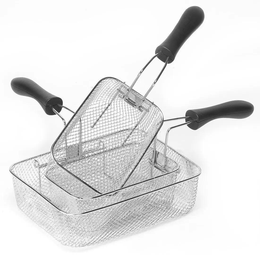 Фритюрница Crown CDF-4L3BX (Black/Inox) - 5