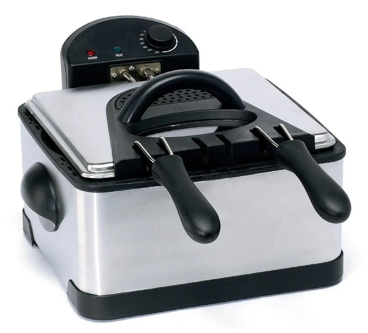 Фритюрница Crown CDF-4L3BX (Black/Inox)