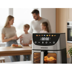 Аэрофритюрница Daewoo DAF1600IX (Inox/Black) Thumb