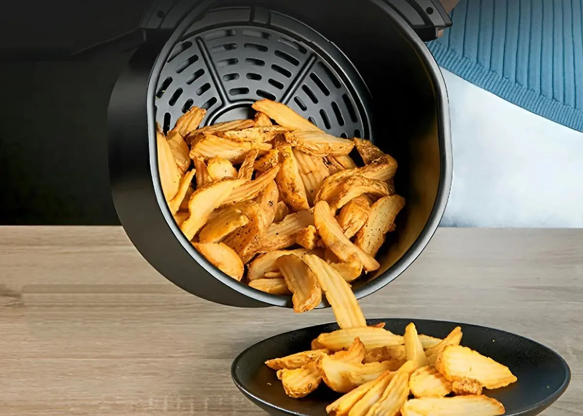 Аэрофритюрница Deerma Airf Fyer KZ120 (Black) - 3