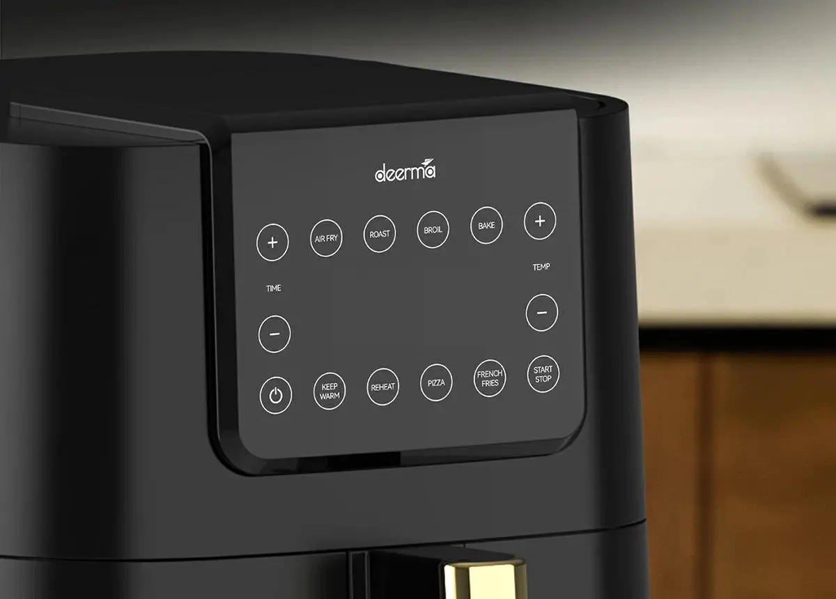 Аэрофритюрница Deerma Airf Fyer KZ120 (Black) - 4