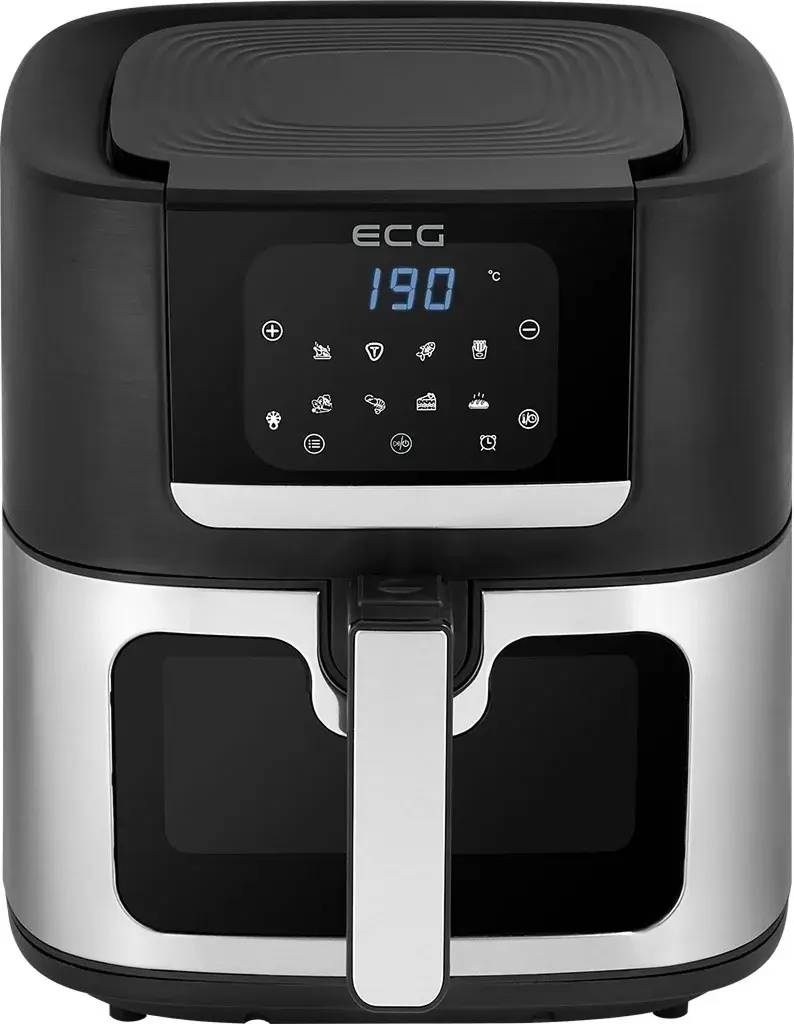 Аэрофритюрница ECG AF 8000 Crusty XL (Black/Silver) - 2