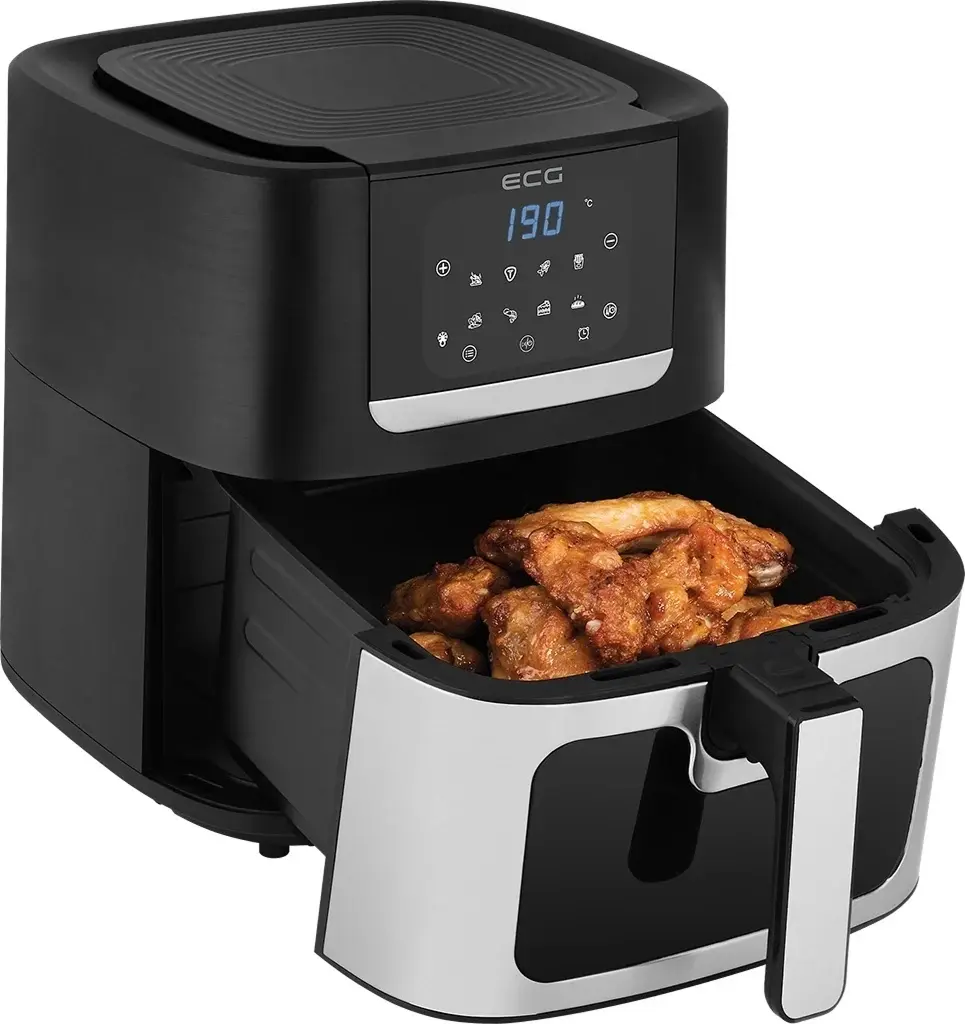 Аэрофритюрница ECG AF 8000 Crusty XL (Black/Silver) - 4