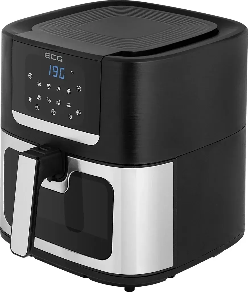 Аэрофритюрница ECG AF 8000 Crusty XL (Black/Silver)