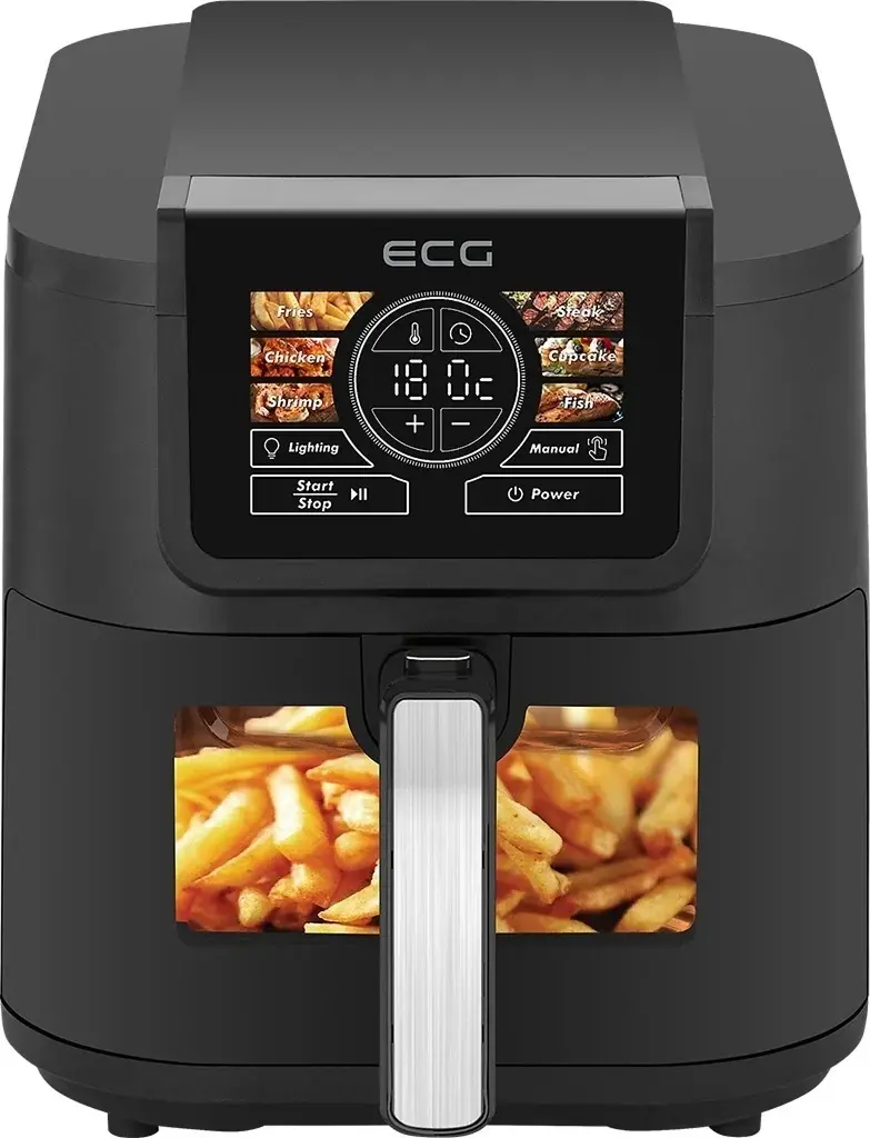 Аэрофритюрница ECG AF 8020 Ai Slim Fry (Black) - 2