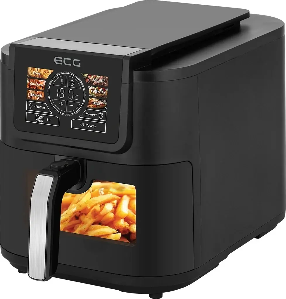 Аэрофритюрница ECG AF 8020 Ai Slim Fry (Black)