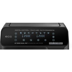 Friteuza cu aer cald ECG AF 8300 Dual Fry (Black) Thumb