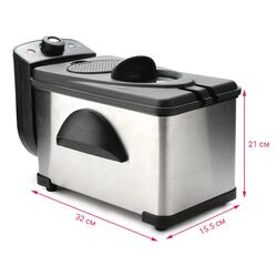 Friteuză Electra EDF-2020SS (Black/Inox) Thumb
