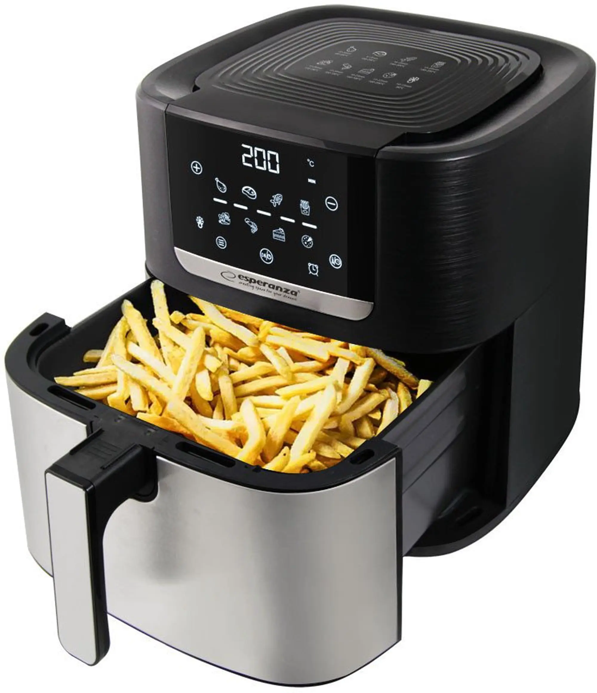 Аэрофритюрница Esperanza Pollo Fritto EKA004 (Inox/Black) - 3