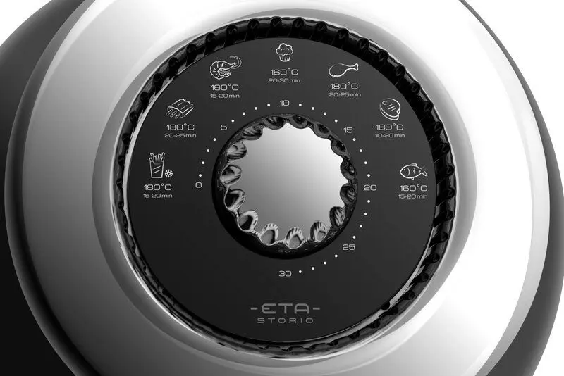 Аэрофритюрница ETA Storio 6172 90020 (Black/Silver)