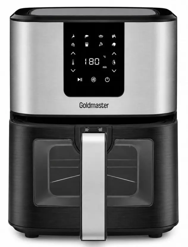 Friteuza cu aer cald Goldmaster GM-8424 (Black/Silver)