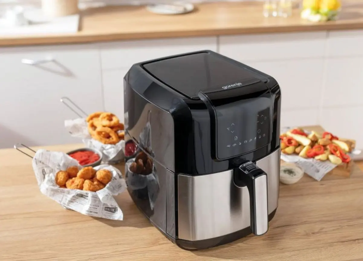 Аэрофритюрница Gorenje AF1700DB (Black/Inox)