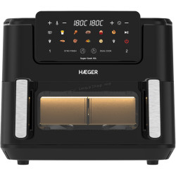 Аэрофритюрница Haeger Super Cook AF-D10.010B (Black)