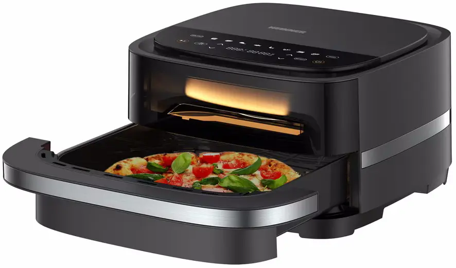 Аэрофритюрница 2в1 Heinner Pizza EasyFry HPAF-B4DC22BK (Black)