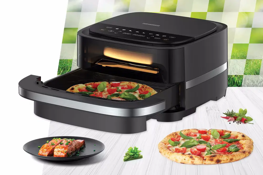 Аэрофритюрница 2в1 Heinner Pizza EasyFry HPAF-B4DC22BK (Black)