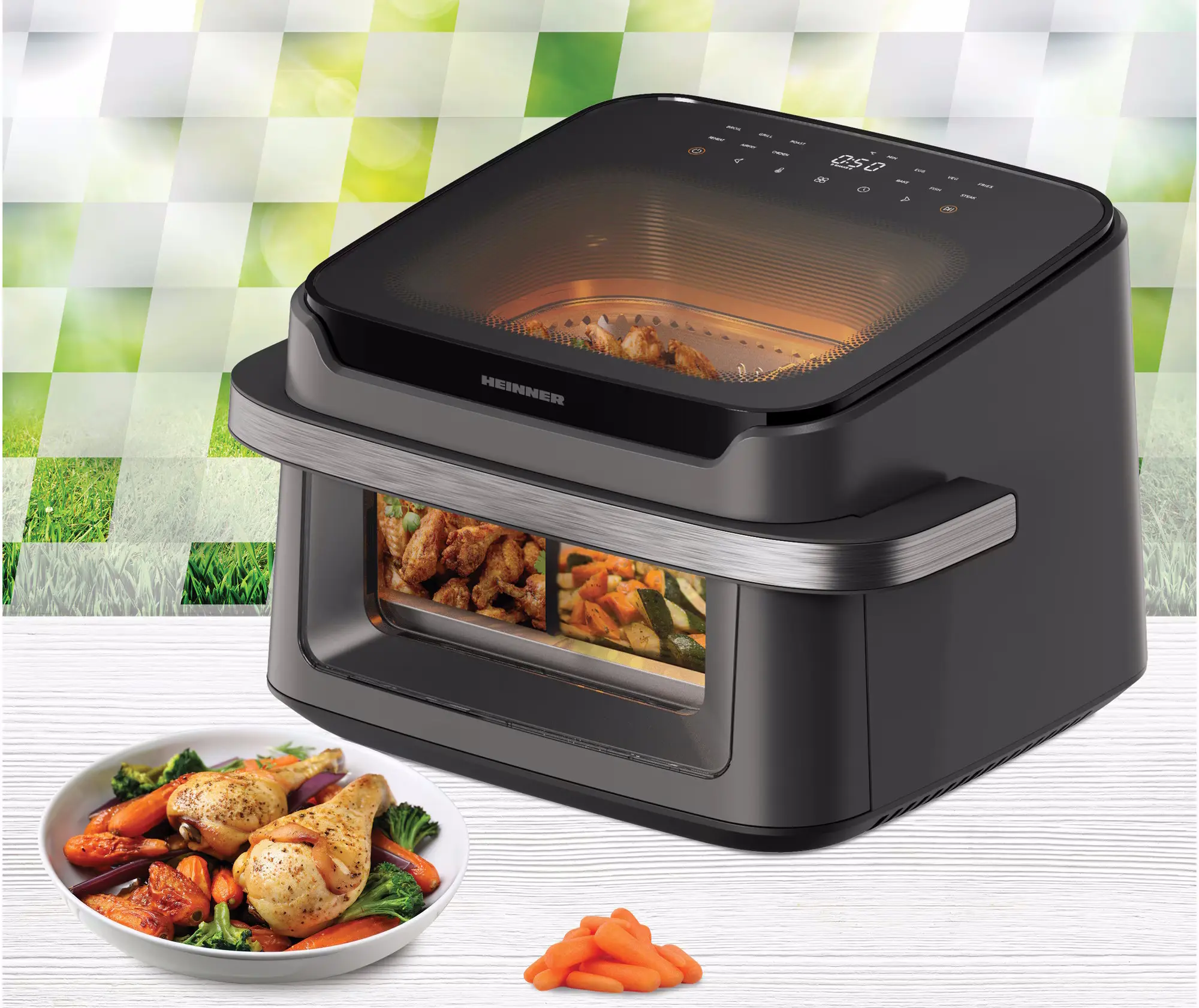 Аэрофритюрница Heinner AirBake Revolution HAF-C10DB22GREY (Grey)